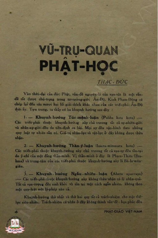 Opening page of Vũ-trụ-quan Phật học — Phật Giáo Việt Nam issue 17–18, p. 7